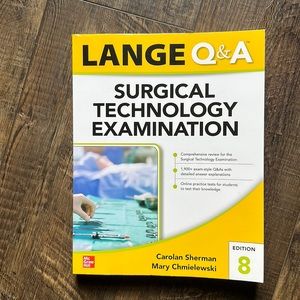 Brand New LANGE Q&A surgical technology examination edition 8